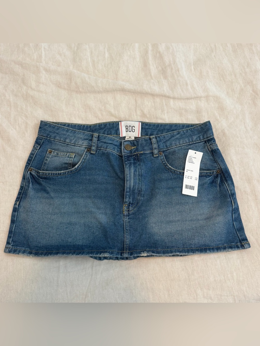 BDG / Urban Outfitters Blue Denim Mini Skirt - Size M - NWT